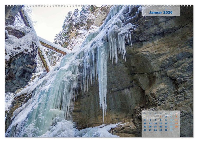 Produktbild: ALLG&Auml;U, im Wandel der Jahreszeiten. (hochwertiger Premium Wandkalender 2026 DIN A2 quer), Kunstdruck in Hochglanz
