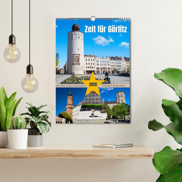 Produktbild: Zeit fuer Goerlitz-Planer &ndash; Fuer Herz und Heimatgefuehl (Wandkalender 2026 DIN A3 hoch), CALVENDO Monatskalender