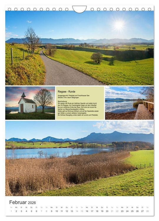 Produktbild: Radlgl&uuml;ck mit Alpenblick 2026 (Wandkalender 2026 DIN A4 hoch), CALVENDO Monatskalender