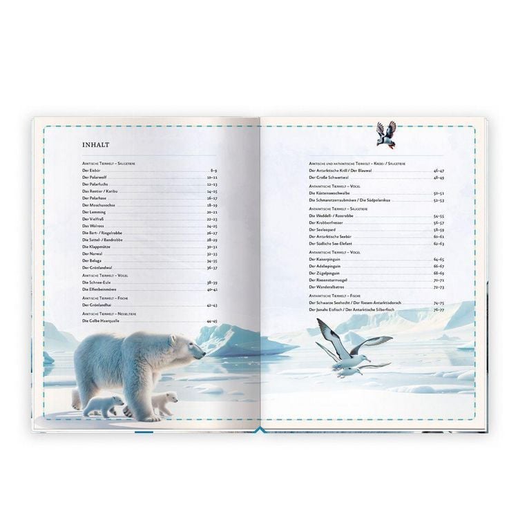 Produktbild: TR&Ouml;TSCH - Kinderbuch Das gro&szlig;artige Buch der Polartiere| Ab 8 Jahren