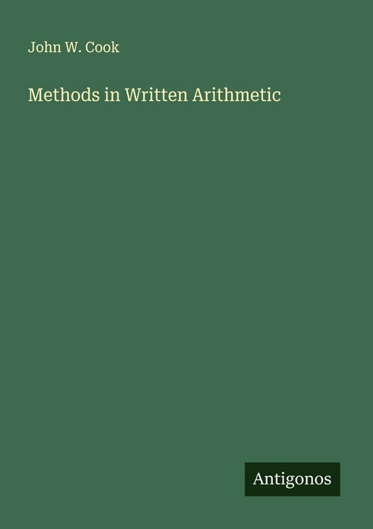 Produktbild: Methods in Written Arithmetic