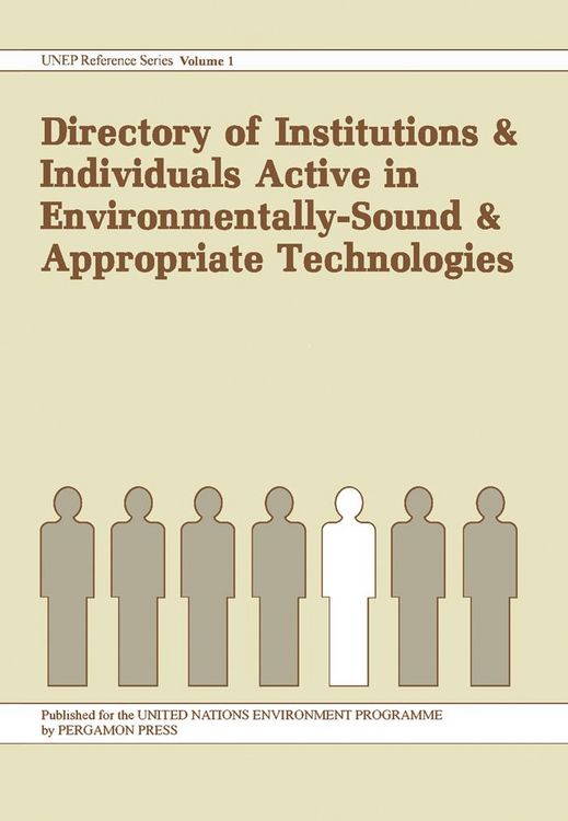Produktbild: Directory of Institutions and Individuals Active in Environmentally-Sound and Appropriate Technologies