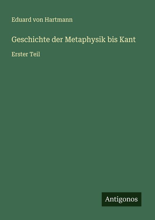 Produktbild: Geschichte der Metaphysik bis Kant