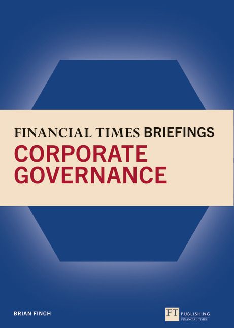 Produktbild: Financial Times Briefing on Corporate Governance, The