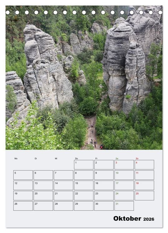 Produktbild: Tschechiens Highlights (Tischkalender 2026 DIN A5 hoch), CALVENDO Monatskalender