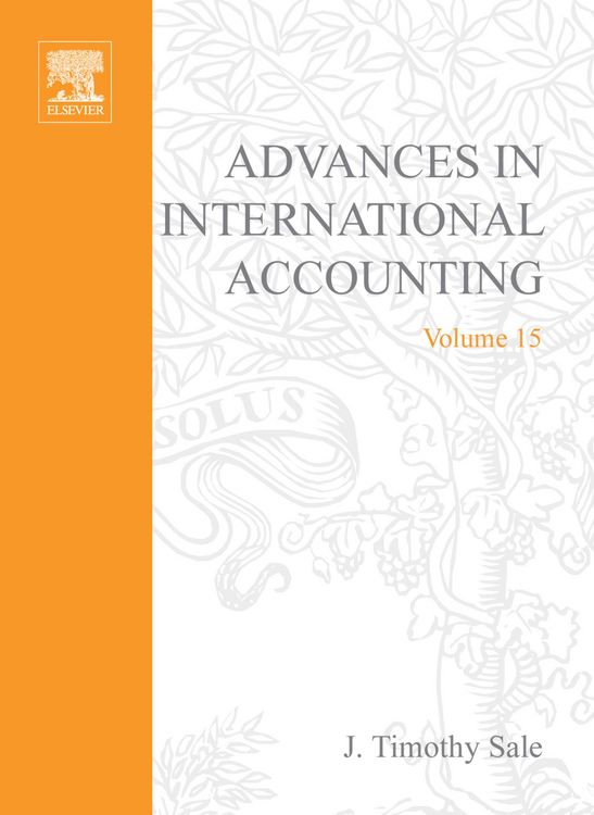 Produktbild: Advances in International Accounting