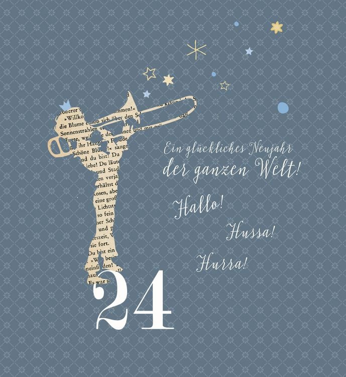 Produktbild: Adventskalenderbuch zum Aufschneiden &ndash; Advent mit 24 gro&szlig;artigen Autorinnen und Autoren