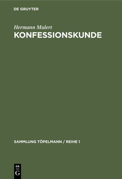 Produktbild: Konfessionskunde