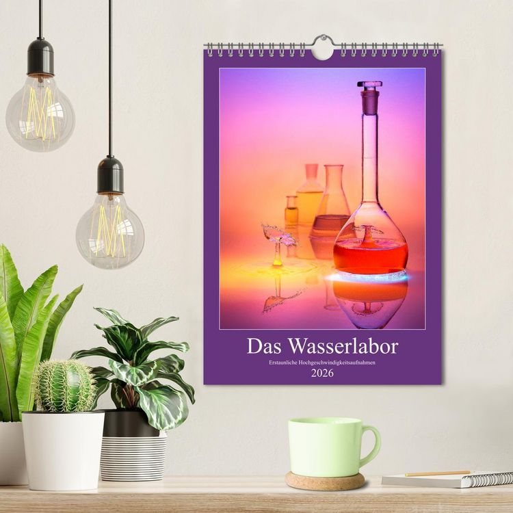 Produktbild: Das Wasserlabor (Wandkalender 2026 DIN A4 hoch), CALVENDO Monatskalender