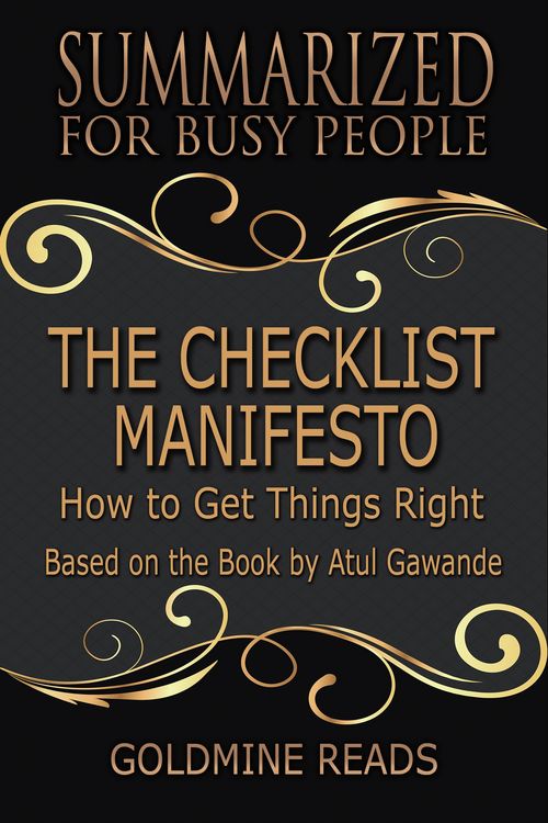 Produktbild: The Checklist Manifesto - Summarized for Busy People