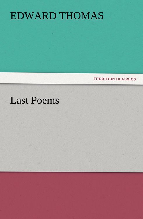 Produktbild: Last Poems