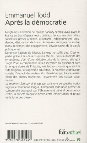 Produktbild: Apr&egrave;s la d&eacute;mocratie