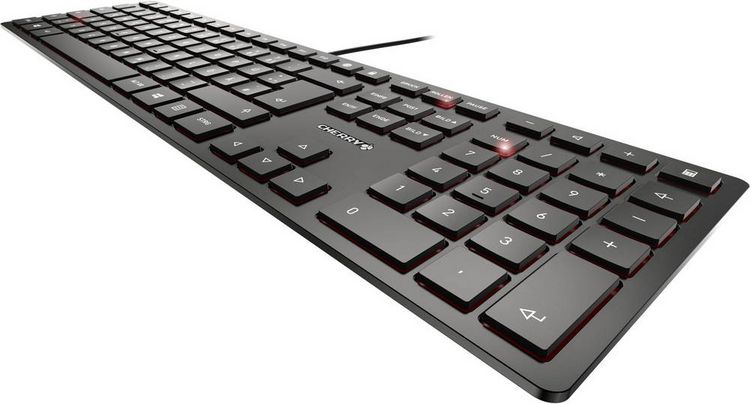 Produktbild: Cherry Tastatur KC 6000 Slim, USB, schwarz
