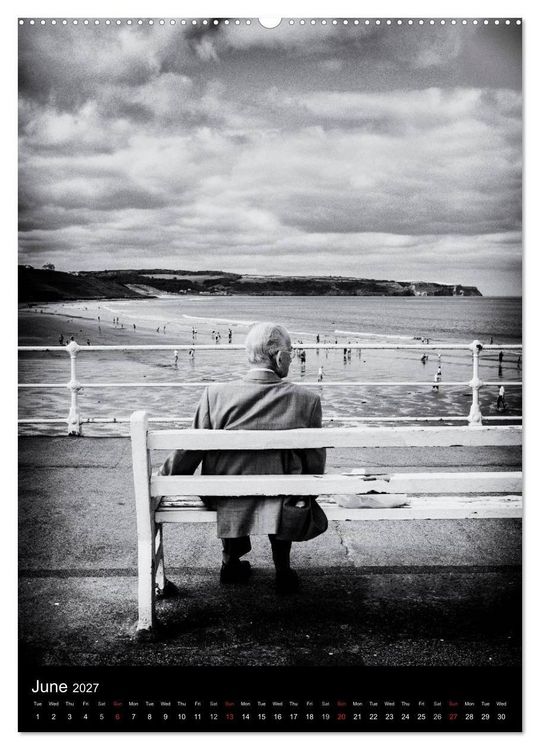 Produktbild: Journeys - Black & White (High Quality Premium Wall Calendar 2027 DIN A2 portrait),CALVENDO 12 Month Wall Calendar