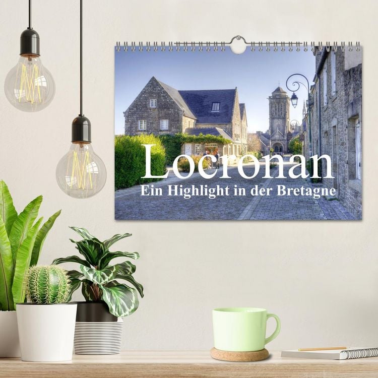 Produktbild: Locronan, ein Highlight in der Bretagne (Wandkalender 2026 DIN A4 quer), CALVENDO Monatskalender
