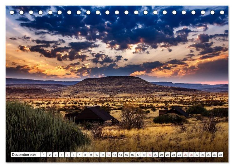 Produktbild: Namibia - Farben und Licht (Tischkalender 2027 DIN A5 quer), CALVENDO Monatskalender