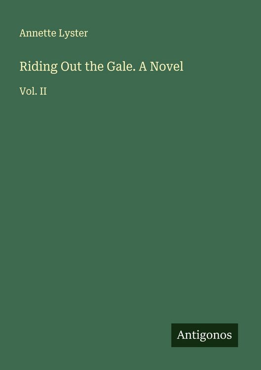 Produktbild: Riding Out the Gale. A Novel