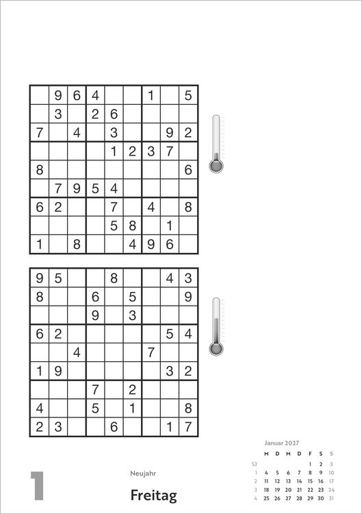 Produktbild: Das t&auml;gliche Sudoku 2027