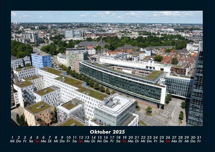 Produktbild: Hamburg 2025 Fotokalender DIN A4