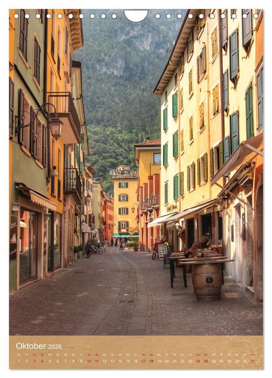 Produktbild: Vertr&auml;umte Gassen am Gardasee (Wandkalender 2026 DIN A4 hoch), CALVENDO Monatskalender