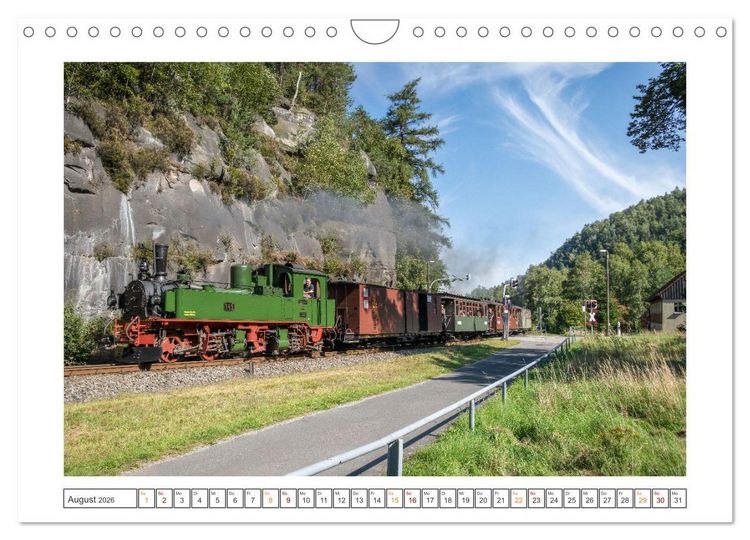 Produktbild: Museumsbahnen auf Tour (Wandkalender 2026 DIN A4 quer), CALVENDO Monatskalender