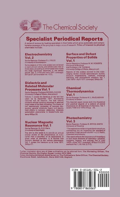 Produktbild: Molecular Spectroscopy