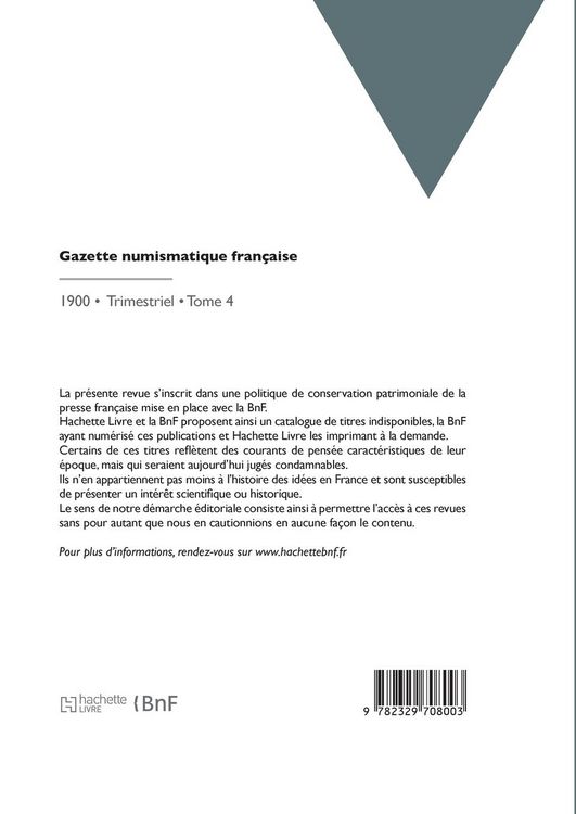 Produktbild: Gazette numismatique fran&ccedil;aise