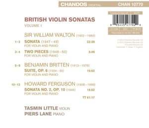 Produktbild: British Violin Sonatas