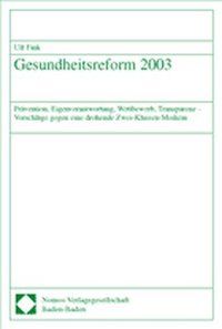 Produktbild: Gesundheitsreform 2003