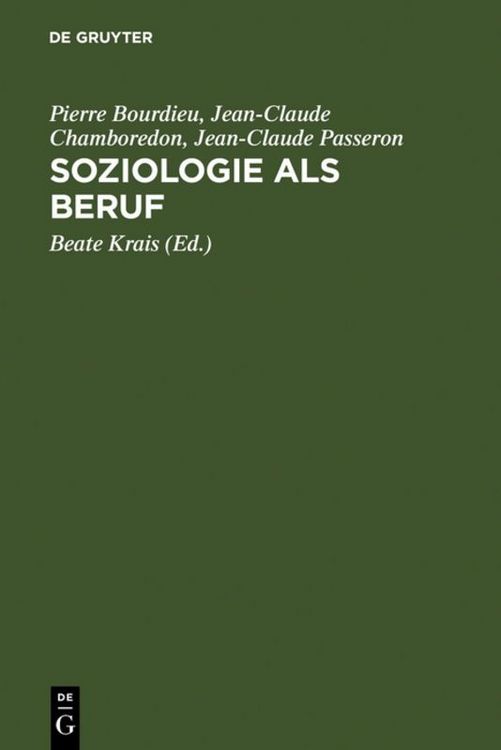Produktbild: Soziologie als Beruf