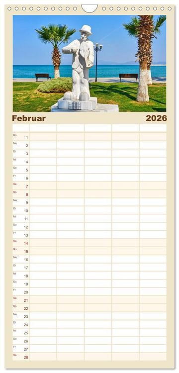 Produktbild: Familienplaner 2026 - Urlaub in Kusadasi - Sonne, Strand und Kultur in der T&uuml;rkei mit 5 Spalten (Wandkalender, 21 x 45 cm) CALVENDO