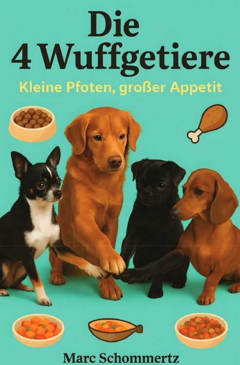 Produktbild: Die 4 Wuffgetiere - Kleine Pfoten, gro&szlig;er Appetit