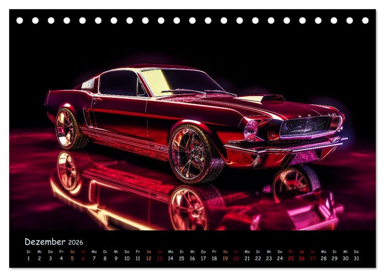 Produktbild: Surreale Oldtimer (Tischkalender 2026 DIN A5 quer), CALVENDO Monatskalender