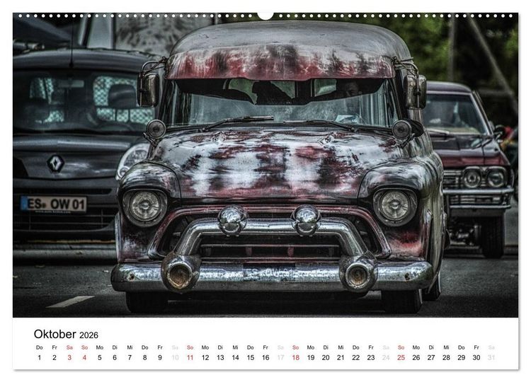 Produktbild: Custom Cars - M&auml;nnertr&auml;ume werden wahr (Wandkalender 2026 DIN A2 quer), CALVENDO Monatskalender