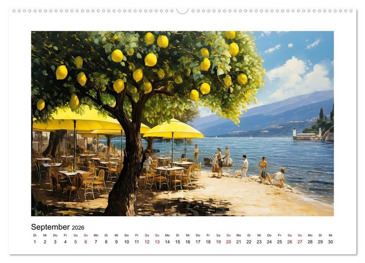 Produktbild: Lieblingssee (Wandkalender 2026 DIN A2 quer), CALVENDO Monatskalender