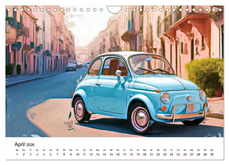 Produktbild: Surreale Autofreuden (Wandkalender 2026 DIN A4 quer), CALVENDO Monatskalender