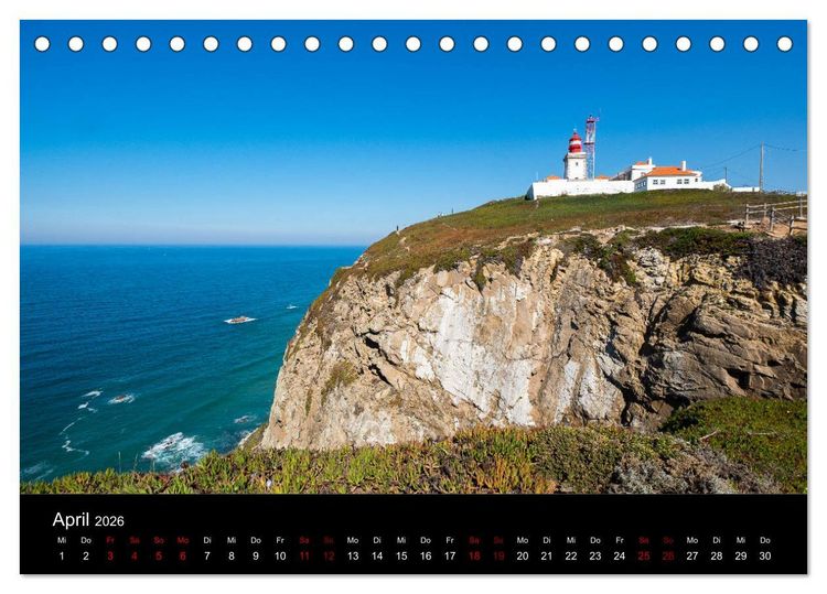 Produktbild: Portugisische Landschaften (Tischkalender 2026 DIN A5 quer), CALVENDO Monatskalender