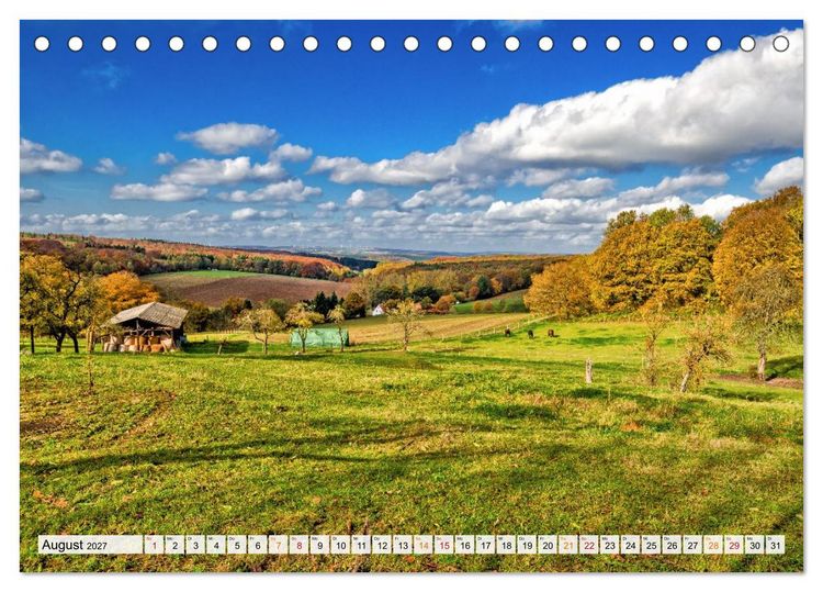 Produktbild: Naturpark Reinhardswald - Wo die Sababurg auf die Weser trifft (Tischkalender 2027 DIN A5 quer), CALVENDO Monatskalender