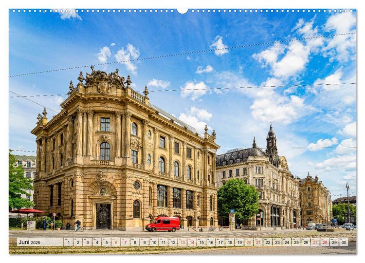 Produktbild: M&uuml;nchen Impressionen (Wandkalender 2026 DIN A2 quer), CALVENDO Monatskalender