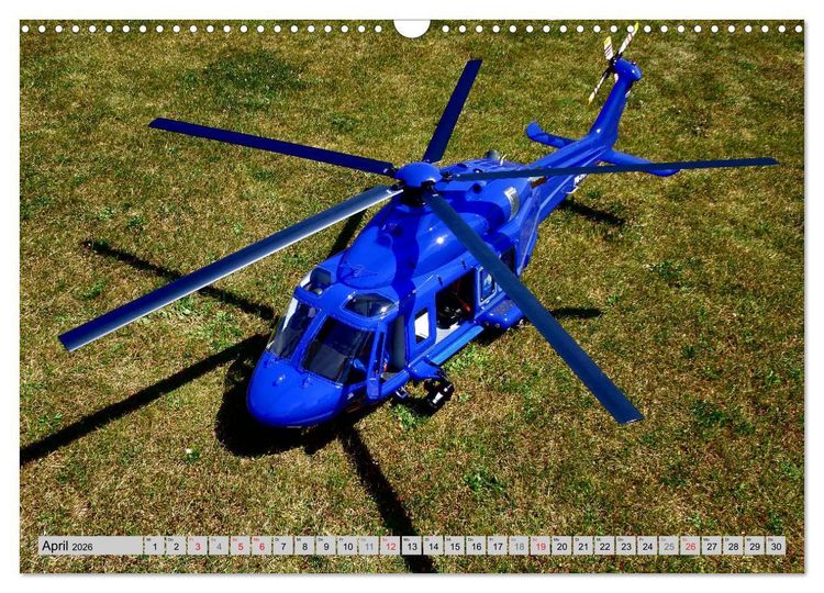 Produktbild: Semiscale-Modellhubschrauber (Wandkalender 2026 DIN A3 quer), CALVENDO Monatskalender