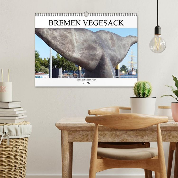 Produktbild: Bremen Vegesack - Ein Stadtteil mit Flair (Wandkalender 2026 DIN A3 quer), CALVENDO Monatskalender