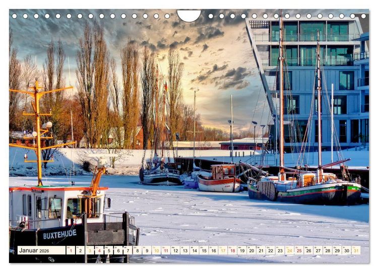 Produktbild: Reise durch Deutschland - Hansestadt Stade (Wandkalender 2026 DIN A4 quer), CALVENDO Monatskalender