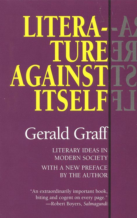 Produktbild: Literature Against Itself