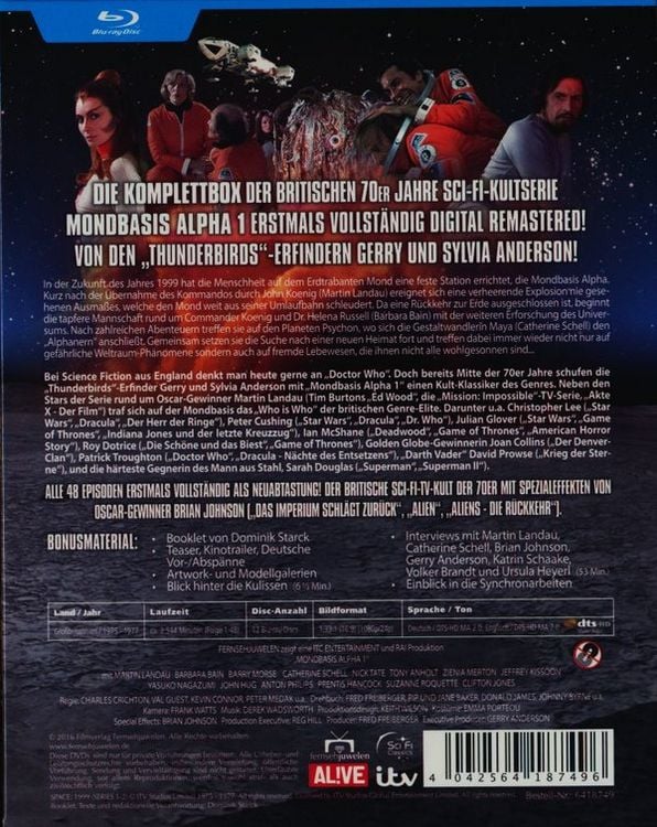 Produktbild: Mondbasis Alpha 1 - Extended Version HD-Komplettbox (Staffeln 1 + 2) [12 Blu-rays]