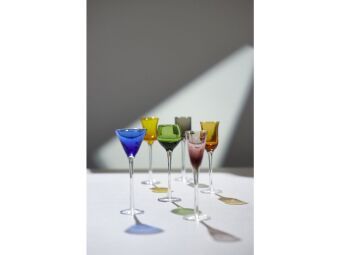 Produktbild: Schnappsglas 6 Stck. ass. Farben
