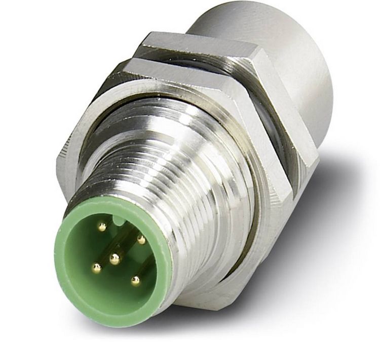 Produktbild: Phoenix Contact 1551671 Sensor-/Aktor-Einbausteckverbinder M12 Adapter, Flanschmontage Polzahl Sensoren: 5 1 St.