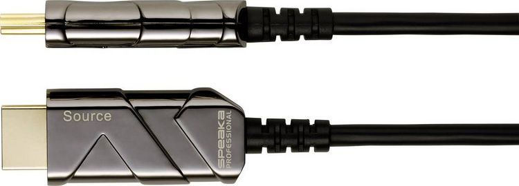 Produktbild: SpeaKa Professional HDMI Anschlusskabel HDMI-A Stecker, HDMI-A Stecker 15.00 m Schwarz SP-8821988 8K UHD HDMI-Kabel