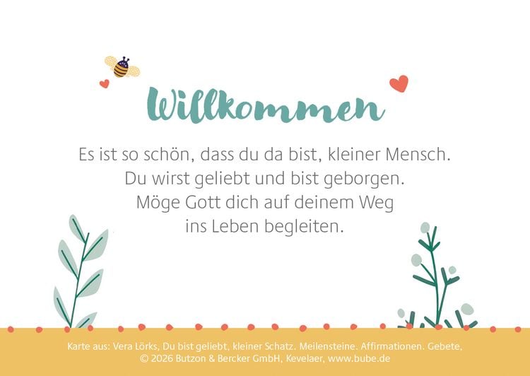 Produktbild: Du bist geliebt, kleiner Schatz