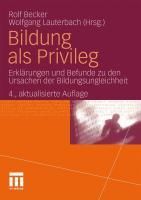 Produktbild: Bildung als Privileg