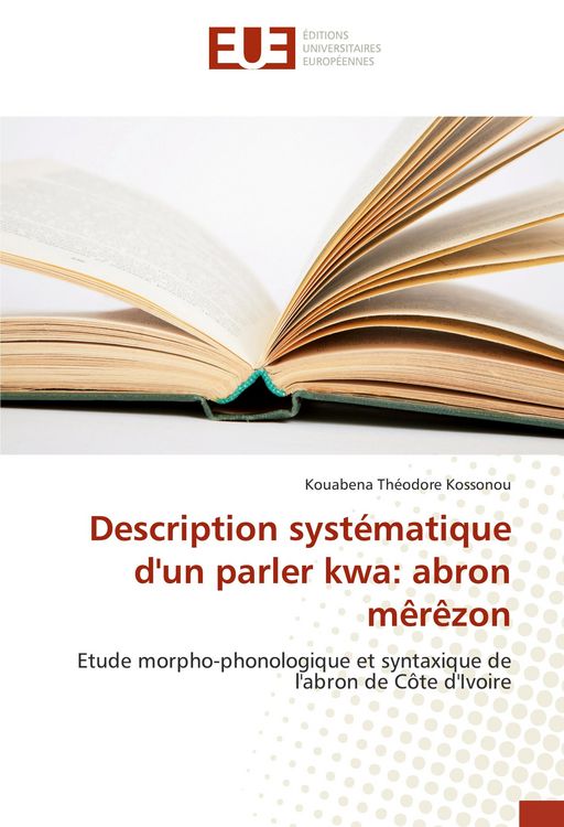 Produktbild: Description syst&eacute;matique d'un parler kwa: abron m&ecirc;r&ecirc;zon